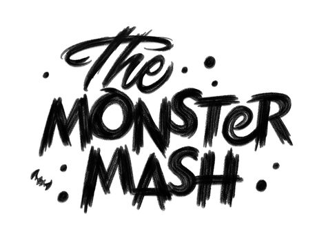 Monstermash 4x The Monster Mash, Monster Mash, Types Of Lettering, Show And Tell, Global Community