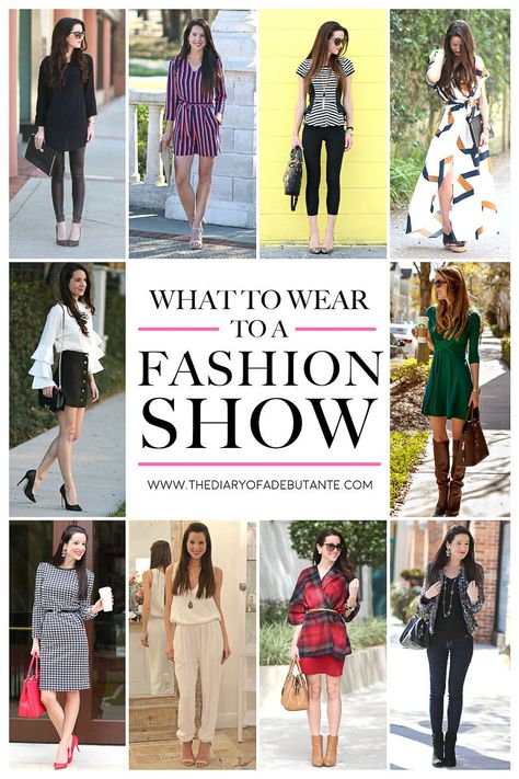 Fashion Show Audience Outfit, Attending A Fashion Show Outfit, What To Wear To A Fashion Show As Guest, Fashion Show Attire, What To Wear To A Fashion Show Outfit Ideas, Attending Fashion Show Outfit, What To Wear To A Fashion Show Outfit, What To Wear To A Fashion Show As A Guest, Fashion Show Attendee Outfit