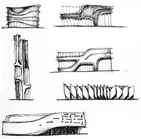 concept SKETCH Concept Plan, متحف فني, Art Galleries Architecture, Conceptual Sketches, Concept Models Architecture, Architectural Sketches, Facade Architecture Design, Graphisches Design, Conceptual Architecture