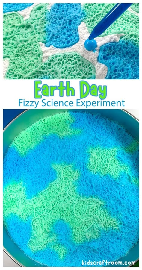 Earth Day Preschool Activities, Earth Day Science, Planets Activities, Earth Day Activity, Earth Activities, April Activities, Vinegar And Baking Soda, Earth Week, Earth Day Projects