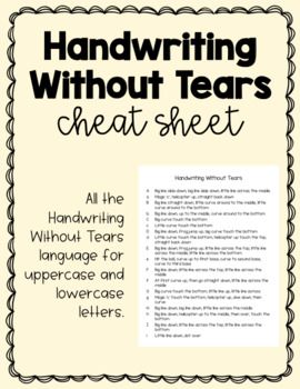 Handwriting Without Tears Letter Order, Learning Without Tears Preschool, Handwriting Without Tears Preschool, Handwriting Without Tears Printables, Writing Without Tears, Learning Without Tears, Handwriting Tattoo, Free Handwriting Fonts, Alphabet Handwriting Practice