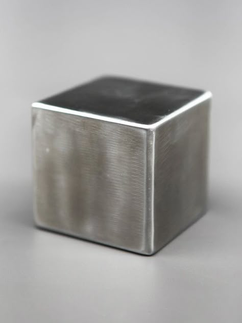 Steel Cube by Elektra Steel Metal Material Texture, Senior Year Art, Texture Study, Form Studies, Material Reference, Material Studies, Metal Drawing, Texture Reference, Texture Drawing