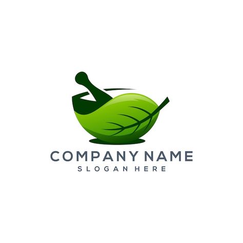 Spices Logo Design Ideas, Naturopathy Logo, Herbal Logo Design, Herb Logo, Herbal Logo, Herbal Leaves, Eco Logo, Pharmacy Design, Organic Logo