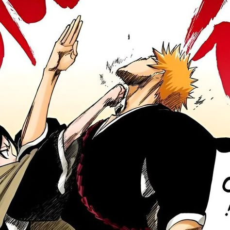 Bleach Bleach Matching Icons, Bleach Matching, Bleach Ichigo And Rukia, Bleach Pfps, Ichigo Manga, Ichigo Rukia, Bleach Couples, Ichigo X Rukia, Bleach Rukia