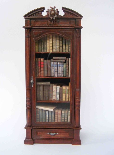 Bookshelves Antique, Victorian Bookshelf, Fantasy Desk, White Vampire, Fun Architecture, Victorian Bookcases, Antique Bookshelf, Welcome To The Dollhouse, Goth Victorian