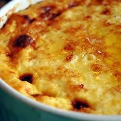 This corn pudding is definitely comfort food. Bread Dressing, Corn Pudding, Corn Recipes, Easy Casserole Recipes, Pudding Recipes, Veggie Dishes, Spaghetti Squash, Casserole Dish, Vegetable Dishes