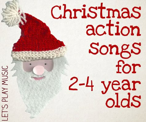 Christmas Action Songs for 2-4 Year Olds - Kids' Songs for Christmas - Let's Play Music Christmas Songs For Toddlers, Preschool Christmas Songs, Songs For Christmas, Christmas Songs For Kids, Do It Yourself Decoration, Christmas Preschool, Action Songs, Christmas Program, Preschool Music