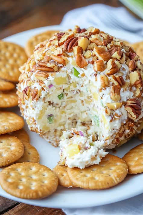 Cream Cheese And Pineapple Cheese Ball, Hot Pepper Peach Cheese Ball, Southwest Cheese Ball, Cheese Ball Pineapple Green Pepper, Ham And Pineapple Cheeseball, Pineapple Bacon Cheese Ball, Sourcrout Balls, Cheese Ball With Crushed Pineapple, Pineapple Ham Cheese Ball