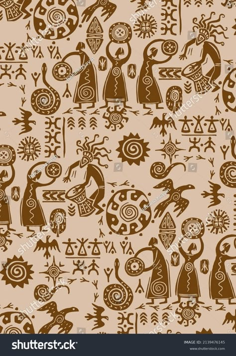 Ethnic Culture Colorful Factory Patterns Stock Illustration 2139476145 | Shutterstock Indian Graphic Design Pattern, Traditional Prints Indian, Folk Design Indian, Indian Motifs Pattern, Indian Motifs Traditional, Indian Patterns Textiles, Indian Textile Prints, Traditional Indian Prints, Ethnic Design Pattern