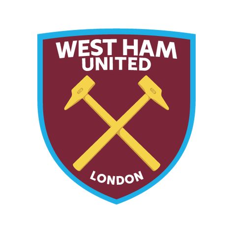 West Ham Badge, Premier League Logo, Soccer Posters, West Ham Fans, West Ham United Fc, Premier League Teams, Soccer Poster, Premier League Football, Allah Photo