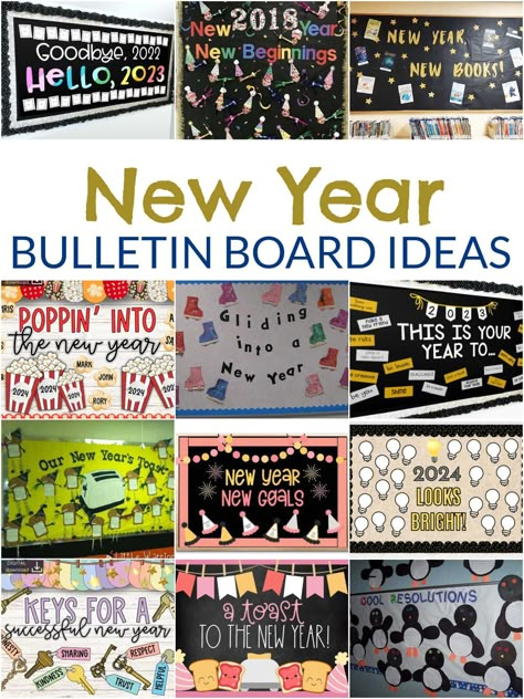 Elevate your space with our enchanting New Year Bulletin Board ideas! From interactive displays that celebrate achievements to vibrant visual timelines tracking progress, these creative designs infuse your environment with positivity and motivation. New Year Bulletin Board Ideas, Strong Verbs, New Year Bulletin Board, Descriptive Language, Valentines Door, Door Decoration Ideas, Interactive Displays, Classroom Bulletin Board, Party Place