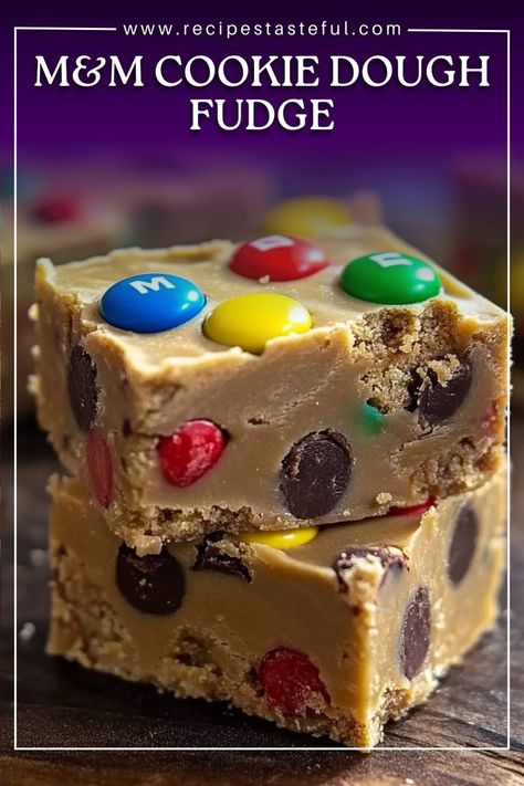 Indulge in the irresistible combination of cookie dough and fudge with this delicious M&M Cookie Dough Fudge recipe. Packed with colorful M&M candies, this sweet treat is perfect for satisfying your sweet tooth cravings. Cookie Dough Fudge Recipe, Creamy Fudge, Cookie Dough Fudge, Homemade Fudge Recipes, White Chocolate Fudge, M M Cookies, Homemade Fudge, Candy Recipes Homemade, Fudge Recipe