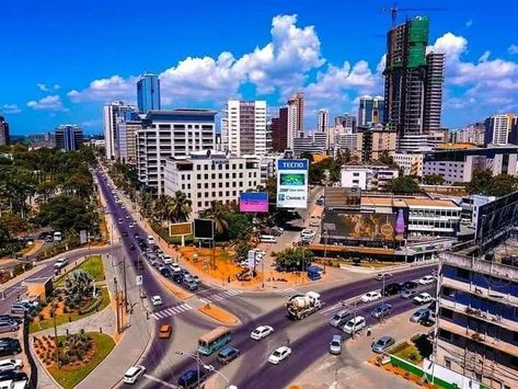 Much love from Tanzania 🇹🇿. Visit, invest and process in Africa 🌍. 🌍 Follow us Iammother Afrikhan Dar Es Salaam Tanzania, Cities In Africa, Dar Es Salaam, Urban City, African Countries, Urban Area, East Africa, Boat Trips, Best Cities