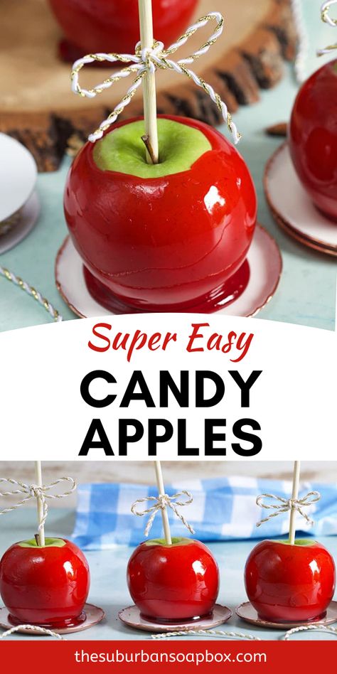 Easy Candy Apples, Gourmet Candy Apples, Gourmet Caramel Apples, Candy Apple Recipe, Caramel Apples Homemade, Caramel Apples Recipe, Gourmet Apples, Easy Candy, Apple Recipe