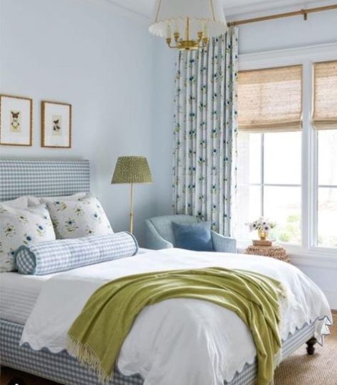 Katie Davis Design, Blue Green Bedrooms, Katie Davis, Light Blue Bedroom, 2024 Bedroom, Retreat Ideas, Serene Bedroom, Bedroom Retreat, Understated Luxury