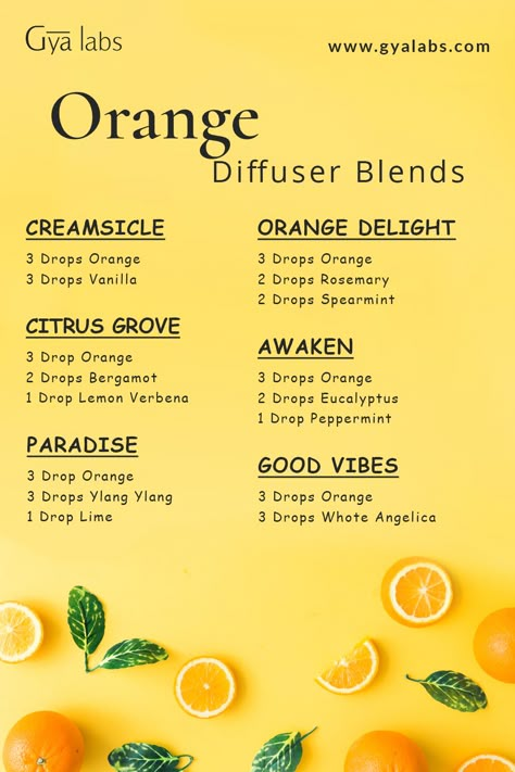 A bottle of Sweet Orange Essential Oil Blend with a slice of orange and a diffuser on a white background. Orange Clove Essential Oil Blend, Sweet Orange Diffuser Blends, Fruit Essential Oil Blends, Peach Essential Oil Blend, Sweet Orange Essential Oil Blends, Sweet Orange Essential Oil Benefits, Orange Diffuser Blends, Orange Essential Oil Uses, Orange Essential Oil Blends