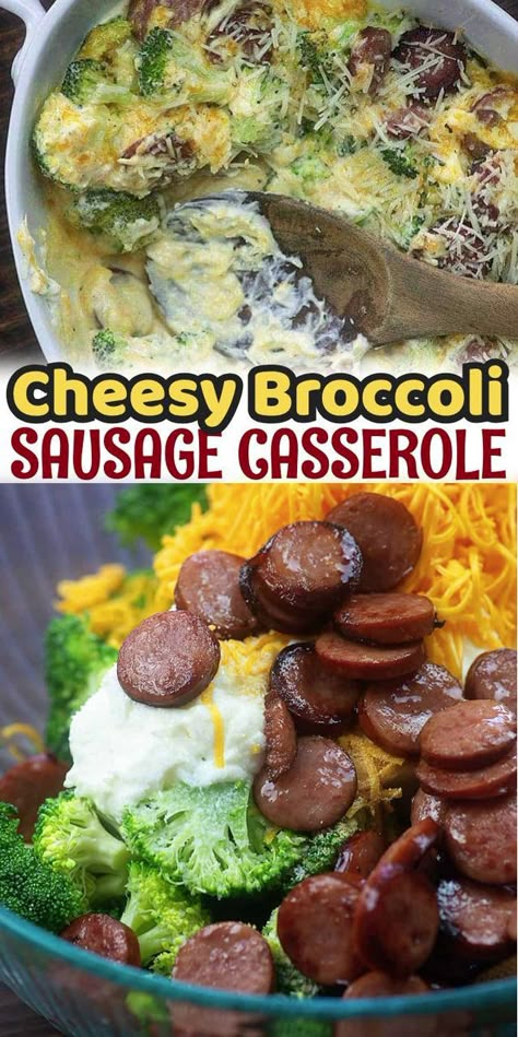 Smoked Sausage And Broccoli Recipes Keto, Sausage Broccoli Keto, Keto Smoked Sausage Casserole, Low Carb Sausage Meals, Keto Kielbasa Broccoli Bake, Kielbasa Broccoli Bake, Keto Kalbasa Dinner Recipes, Low Carb Sausage Casserole, Keto Sausage Skillet Recipes