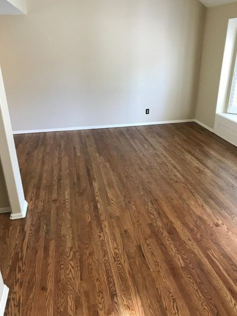 Red Oak with Nutmeg Stain - Denver Hardwood Flooring - Refinishing & Installation Red Oak Hardwood Floors Stains, Red Oak Wood Floors, Acadian Style Homes, Oak Floor Stains, Floor Stain Colors, Red Oak Hardwood Floors, Red Oak Floors, Red Oak Hardwood, Hardwood Floor Colors