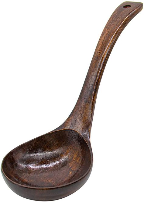 Amazon.com: AUEAR, Wooden Ladle Spoon Porridge Spoon Large Wooden Bamboo Soup Spoon Kitchen Soup Scoop for Kitchen Tool (Brown) : Home & Kitchen Bamboo Soup, Wooden Ladle, Food Tool, Soup Ladle, Cake Craft, Soup Spoon, Hook Design, Wooden Spoon, Kitchen Tool