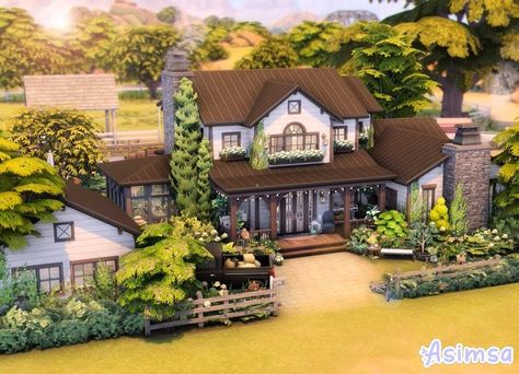 Mal✧･ﾟ auf X: „Cozy Modern Farmhouse 🌾 ✨Speed Build: https://t.co/668pPTytqC ✨Gallery: Asimsa04 ✨Tray Files on my Tumblr #ShowUsYourBuilds #TheSims4 #TheSims @SimsCreatorsCom @TheSims https://t.co/1giP9Pgwo8“ / X Sims Gallery, The Sims 4 Builds, Cozy Modern Farmhouse, Japanese Spa, Modern Penthouse, Sims 4 Speed Build, Sims 4 House Building, Family Villa, Sims 4 Cc Folder