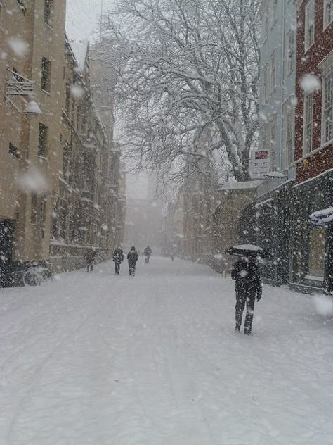 Snow Is Falling, Oxford England, I Love Winter, Winter Scenery, Winter Beauty, Winter Vibes, Snowy Day, Winter Aesthetic, Christmas Aesthetic