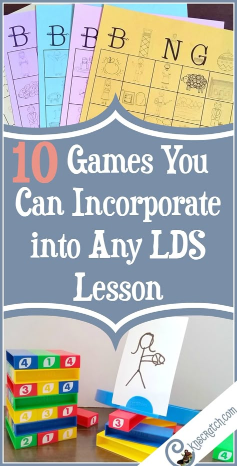 Need some new ideas for teaching? Check out this great list of games that would work for any church lesson. Activity Days Lds, Lds Sunday School, Primary Games, Lds Seminary, Lds Primary Lessons, Church Games, Yw Lesson, Activity Day Girls, Lds Lessons