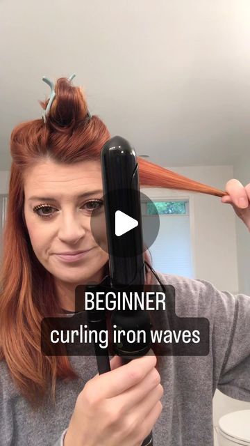 Using A Wand Curling Iron, Curling Medium Hair With Curling Iron, What Direction To Curl Your Hair, How To Use Wand Curling Iron, How To Curl Your Own Hair With A Curling Iron, How To Curl A Wig With Curling Iron, Curling Hair With A Straight Iron, Big Barrel Curling Iron Tutorial, Curling Hair With Curling Iron Tutorial