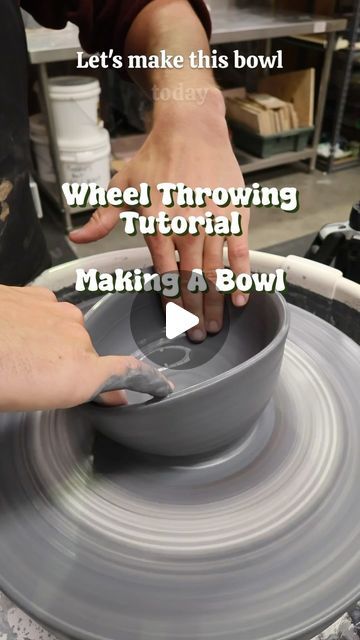 TMC Pottery Australia on Instagram: "Have you ever made a bowl using this technique before?  Generally, I pull my bowls up from the base upwards, slowly bringing the clay out to get the shape but this time around, I decided to actually open it from the inside out to see whether or not it would give me a different look  One of the most important things when you are with throwing is to constantly try new techniques and figure out new ways, you can do the same thing. For this particular bowl, I decided to shape it a little differently, which ended up making it one of the most consistent bowls in terms of proportion I’ve made!  This may be a new way that I make these shapes on the wheel head. Let me know how you make yours?! Or if this is a similar technique that you use, and as always, hope y Glazing On The Wheel, Beginning Wheel Throwing, Pottery Decorating Techniques, Throw A Bowl On Wheel, Wheel Clay Ideas, How To Throw Pottery On A Wheel, Throwing A Bowl On The Wheel, Throwing Bowls Pottery Wheel, How To Throw A Bowl On The Wheel