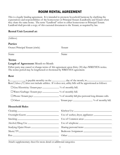 5+ Basic Room Rental Agreement Templates - Word Excel Templates House Rental Agreement, Roommate Contract, Lease Agreement Free Printable, Roommate Agreement Template, Roommate Agreement, Room Rental Agreement, Apartment Lease, Tenancy Agreement, Rental Agreement Templates