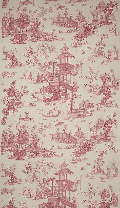 Panel (Furnishing Fabric) | The Art Institute of Chicago Cute Theme Wallpaper, Japanese Mood Board, Ivy Chelsea Garden, Ostrich Farm, Pink Couture, Chinoiserie Pattern, Chelsea Garden, European Garden, Toile Pattern