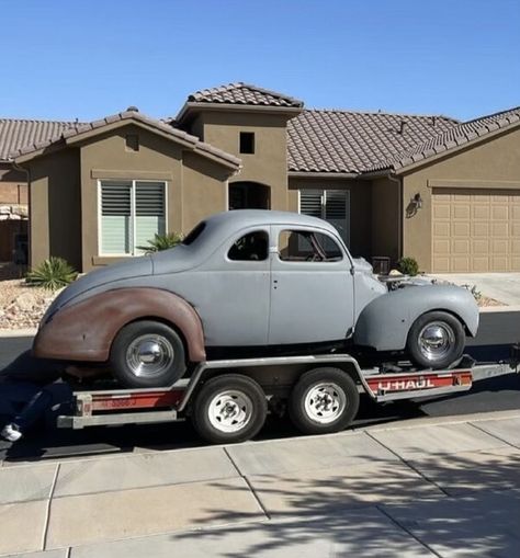 1940 Ford Deluxe Coupe, 1940 Ford Coupe, 1940 Ford, Old Gas Stations, St George Utah, Ford Model A, Old Race Cars, Old Fords, Gas Stations