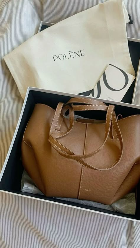 Luxury Bags 2024, Polene Bag Aesthetic, Brown Bag Aesthetic, Polene Cyme Mini, Cyme Bag, Cyme Mini, Polene Bag, Uni Bag, My Style Bags