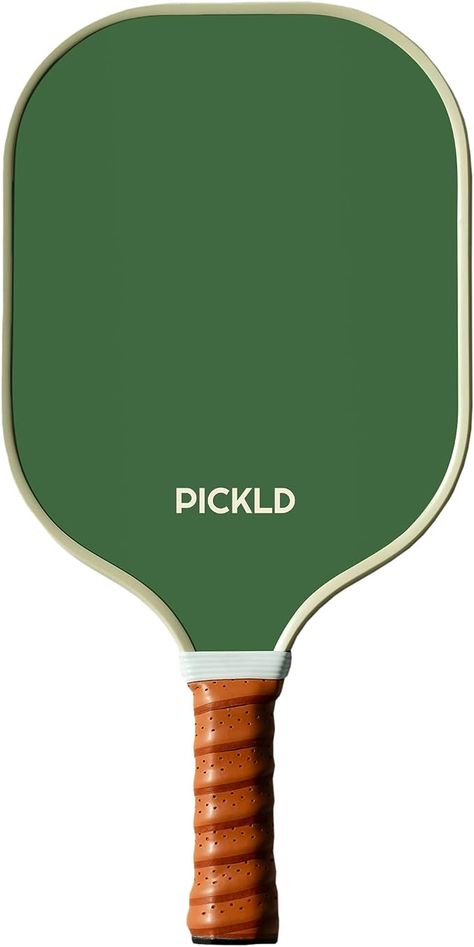 PICKLD Stylish Premium Pickleball Paddle Racket | Durable Fiberglass Surface | Honeycomb Core | Perfect Addition to a Pickleball Set | Indoor Outdoor Pickle Ball Paddle (Leaf Green) : Sports & Outdoors Pickle Ball Paddle, Ball Aesthetic, Green Sports, Pickleball Shirt, Paddle Sports, Pickle Ball, Beer Brands, Tennis Fashion, Adventure Sports