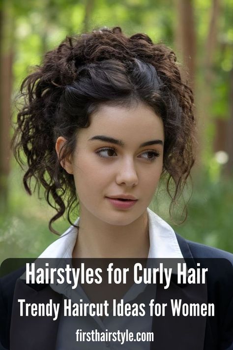 Stylish & Elegant Hairstyles for Naturally Curly Hair Looks Curly Hair Down Hairstyles, Curly Hair Braids Styles, Curly Hair Looks, Hairstyles For Naturally Curly Hair, Curly Hair Braids, Modern Haircuts, Naturally Curly Hair, The Best Hairstyles, Up Dos