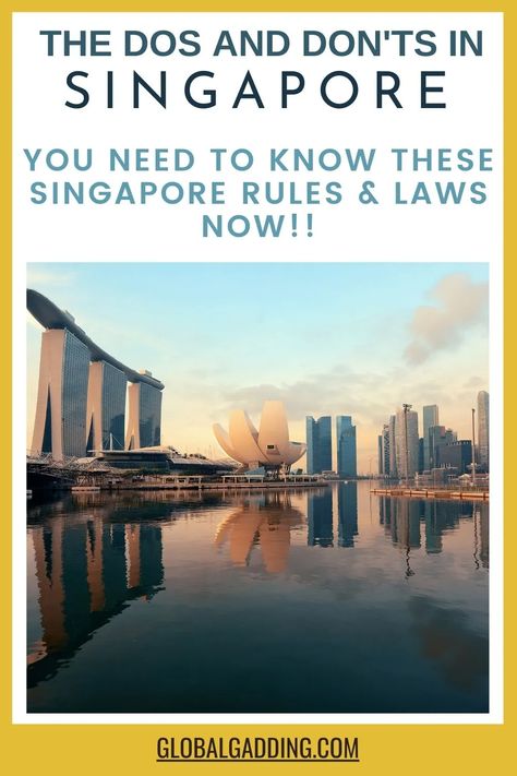 Details of all the do's and don'ts in Singapore Singapore Travel Checklist, Singapore Checklist, Free Things To Do In Singapore, 2 Days In Singapore, Singapore Itenary, Where To Stay In Singapore, One Day In Singapore, Singapore Vacation, Rules And Laws