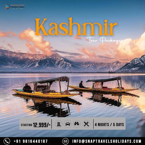 It is essential to select the right getaway destination to create an unforgettable getaway. Book your tour packages with Snaptravels Holidays India. For more information: Call us at +91 98164 40187 Website: snaptravelsholidays.com #Kashmir #kashmirvalley #kashmirtourism #dallake #wintersun #vacations #tourism #Package #booknow #Kashmir #tourism #snaptravelsholidaysindia😍 Practice Sketching, Kashmir Tourism, Kashmir Tour, Daily Task, Winter Sun, Travel Scrapbook, Travel And Tourism, Islamic Calligraphy, Tour Packages