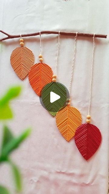 🌻Art & Creation🌻 on Instagram: "DIY Boho Leaves Wall Hanging...!!✨🤗 
.
.
.
#reels #viralreels #diy #boholeaves #boho #walldecore #homedecore #wallhanging #newspaper #craft #handmade #diycrafts #crafts #wallart #viral #trendingreels #trending #explorepage #explore #featured #instagood #instagram #insta #reelsinstagram #instareels" Crafts For Exhibition, Craft Using Newspaper, Diy From Newspaper, Diwali Wall Decoration Ideas With Paper, Craft Ideas With Newspaper, Craft For Exhibition, Diwali Wall Hanging Ideas, Diy With Newspaper, Newspaper Wall Hanging Diy Paper