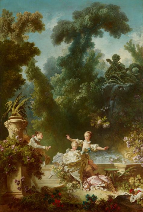 Rococo Artwork, Rococo Painting, Jean Honore Fragonard, Rococo Art, Classic Paintings, Oil Painting Reproductions, Classical Art, Painting Reproductions, Art Movement