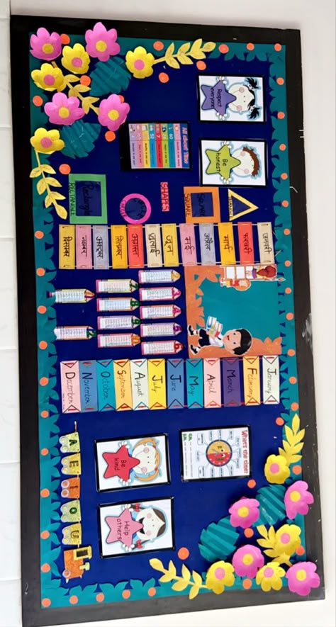 Project Ideas On Chart Paper, House Board Decoration In School, Border For Notice Board, Teachers Day Art And Craft, Class Notice Board Decoration Ideas, Border Design For Notice Board, House Chart Ideas For Classroom, Notice Board Border Ideas, Chart Paper Decoration Ideas For Project