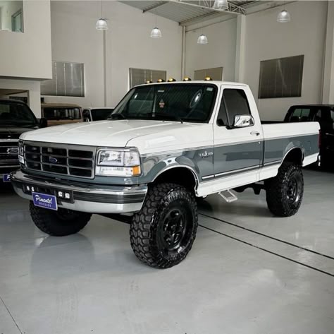 1995 Ford F150 Lifted, Lifted Ford Ranger, Bad Ash, Obs Ford, 2025 Board, Gmc Suv, 1979 Ford Truck, Big Ford Trucks, Baja Truck