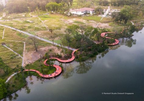 Lakeside Garden, Henning Larsen, Water Playground, Play Garden, Lake Garden, Landscape Elements, Landscape Architecture Design, Architecture Design Concept, Lake Landscape