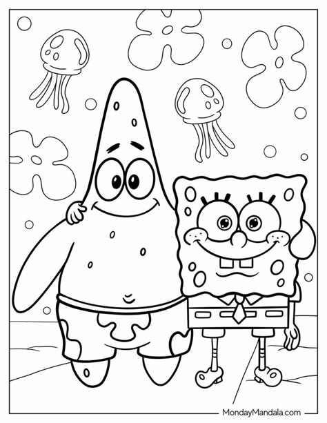 Patrick Stella, Spongebob Coloring Pages, Carcase Iphone, Spongebob Coloring, Free Kids Coloring Pages, Star Coloring Pages, Kid Coloring Page, Kitty Coloring, Detailed Coloring Pages