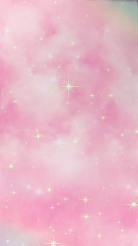 Pink Astronomy Wallpaper, Purikura Background Pink, Sparkle Pink Wallpaper, Pink Celestial Wallpaper, Pink Fairy Background, Etheral Wallpapers, Pink Confetti Background, Rosa Pastel Aesthetic, Pink Stars Wallpaper