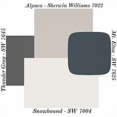 Thunder Gray SW 7645 - Sherwin-Williams Alpaca Paint Color, Exterior House Color, Neutral Paint Color, Pintura Exterior, Exterior Paint Color, Sherwin Williams Paint Colors, Exterior Paint Colors For House, Neutral Paint, Interior Paint Colors