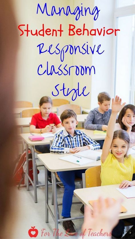 Classroom management of student behavior is difficult. That's why it is so important to have management strategies in place at the beginning of the school year. The Responsive Classroom approach is one that helps teachers to respectfully help students learn from their mistakes. Learn how to manage student behavior Responsive Classroom style at For The Love of Teachers. Alternative Classroom, Behavior Goals, Classroom Style, Responsive Classroom, Classroom Culture, Whole Brain Teaching, Classroom Behavior Management, Behavior Modification, Student Behavior