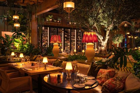 Romantic restaurants in London. We pick the very best | British GQ Unique Restaurant Interior, London Romance, Thai Pad, Bar Restaurant Design, Wood Spa, Restaurant Inspiration, Architecture Restaurant, Romantic Restaurants, Cafe Decoration