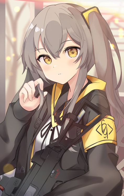 ump45 girls frontline drawn by kiritapon ihoke Ump45 Girls Frontline, Hd Wallpapers For Pc, Kobayashi San, Anime Warrior, Girls Frontline, Animated Icons, Name Art, Mobile Game, Cosplay Anime