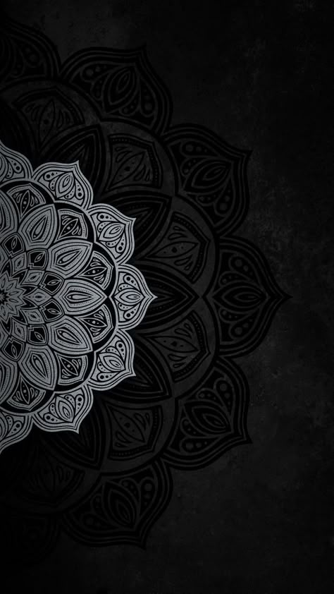 Black Mandala Wallpaper, Dark Background Images, J Tattoo, Black Mandala, Dark Background Wallpaper, Mandala Wallpaper, Wallpaper Texture, Iphone Wallpaper Pattern, Graffiti Wallpaper