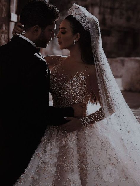 Royalty Wedding Theme, Mafia Wedding, Animated Story, Gorgeous Wedding Dress Princesses, Big Wedding Dresses, Between Two Worlds, Wedding Couple Photos, Dream Wedding Ideas Dresses, Two Worlds