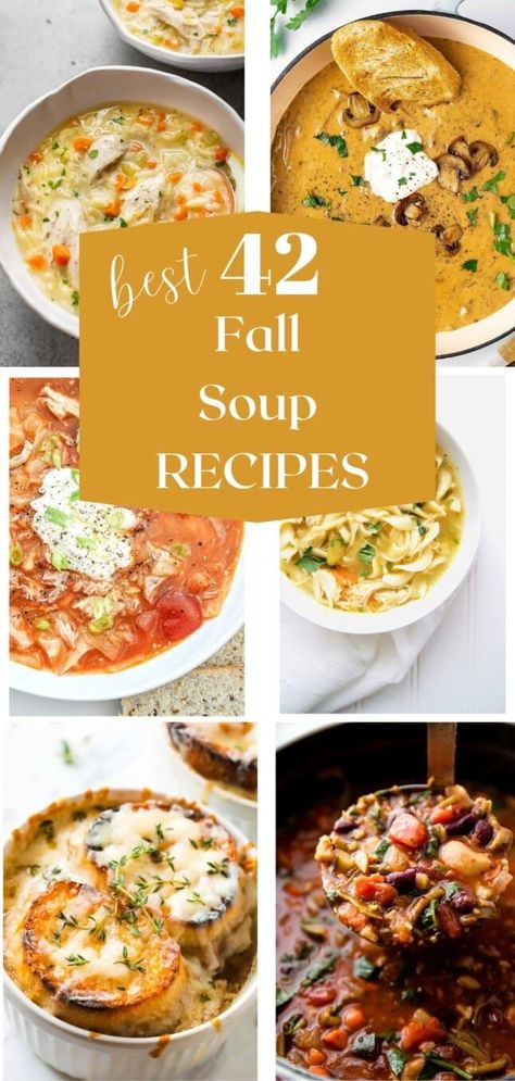 As the weather gets chilly, warm up by making and enjoying these comforting and hearty soups that are autumn in a bowl. There are also ideas for what to serve with these delicious depth of flavor soups. Lo Carb Recipes, Fall Soup Recipes, Bread Bowl, Fall Soups, Bread Bowls, Recipe Roundup, Budget Friendly Recipes, Hearty Soups, Soup And Salad